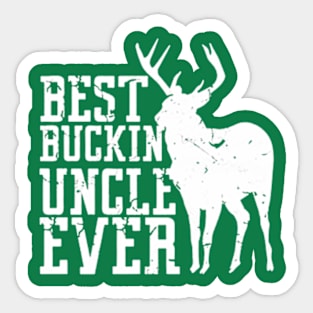 The Best Buckin Uncle Sticker